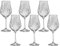 Bohemia Tulipa Optic Rotweingläser Kristallglas 450 ml 6er Set