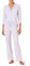 Amazon Essentials Camicia a Maniche Lunghe in Modal di Cotone e Pigiama a Tutta Lunghezza Donna, Celeste, L