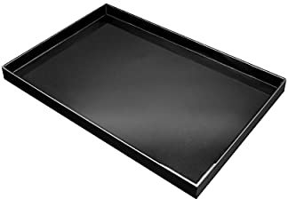 Grünke Acrylglas Deko Tablett Wanne (schwarz, 20cm x 30cm)