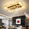 LED Fan Deckenventilator Mit Lampe Fan Deckenlampe Dimmbar 138W Ventilator-Deckenleuchte Neuer Doppelventilator Design Modern Esstisch Wohnzimmer Schlafzimmer Fan Beleuchtung,Mit Fernbedienung,Gold