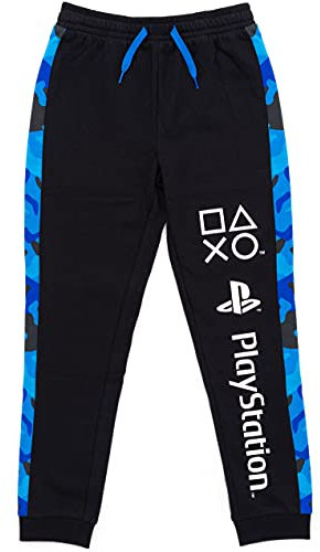 Playstation Lounge Pants Boys Black Game Console Pigiama Pantaloni Joggers 11-12 Anni