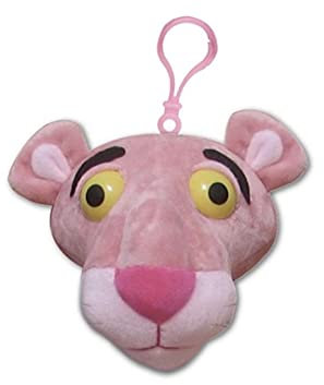 GRUPO MOYA Schlüsselanhänger Plüsch LA Panther Rosa