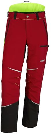 KOX Schnittschutzhose Mistral 3.0 Rot/Gelb Größe 42