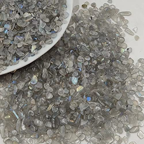 Gravier gris naturel 100 g - Pierre précieuse minérale - Décoration d'intérieur - 100 g en vrac