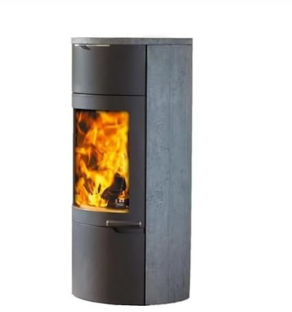 AUSTROFLAMM Kamin | UNO Xtra | Specksteinmantel+Specksteindeckel | 7 kW