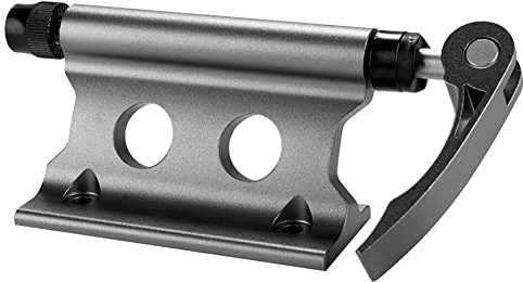 Bassulouda Fahrradgabel mit Clip-Befestigung, Clip, zur Befestigung, zerlegbar, tragbares Fahrradteil (dunkles Titan)