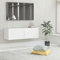 Festnight TV Wandboard Hängend Grau Sonoma TV-Wandschrank Lowboard Hangend Hängeschränke Hänge TV Board 100x30x30 cm Wandregal Mit Stauraum Wohnwand Modern Wohnzimmer Holzwerkstoff