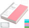 EMSHOI B5 Spiral Notebook Bullet Dotted Journal, 300 Pages/150 Sheets, 100gsm Dot Grid Paper, Waterproof Hardcover, Wirebound Notepad for Office School Women Men Work Writing,19 x 25 cm, Pink