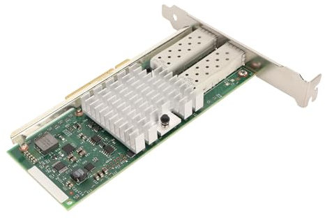 10 GB SFP+-Netzwerkkarte mit -Chip, Zwei SFP+-Ports, Stabile Übertragung, Weitgehend Kompatibel, Plug-and-Play, Kühldesign, für
