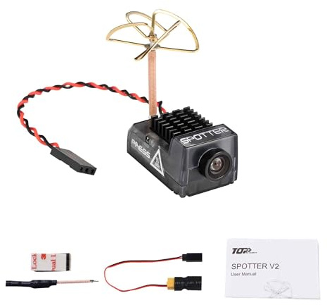 RunCam Spotter V2 FPV 5.8G Micro AIO Cam, OSD, integriertes Mikrofon, FOV170 Grad, 700TVL, 40CH, 20MW-200MW, einstellbar