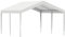 DecHome - Gazebo Giardino 4x4 mt per Auto con Tettoia Anti UV Pioggia e Vento colore Bianco