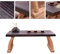 CCKUHN Couchtische Tische Tatami-Tisch Erkerfenster Kleiner Teetisch Zen-Teetisch Home Einfacher Massivholz-Niedriger Kang-Tisch Fensterbank Chinesischer Arbeitstisch (Braun 80 * 50 * 30