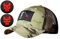 ZXRSJBL Herren- und Damen- Seal Team Taktischer Baseballmütze mit Druckknopfverschluss, Dehnbare Mütze zum Laufen/Fischen + runder Aufnäher. (SAS Camouflage,L)
