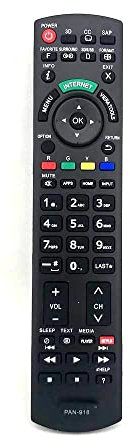 Remote Control PAN-918 Fit For PANASONIC NETFLIX 3D 32 - 85 TV Used For N2QAYB000485 Fernbedienung