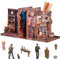 Cutefun Kit Book Nook - Serre-livres, maison de poupée miniature, serre-livres, bibliothèque, maisons, kit de modélisation avec lumières LED, décoration de bibliothèque, Farewell to The Night(IBN02)