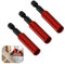 3 Pack Magnetic Bit Holder 60mm Strong Magnetic Bit Holder for Screwdriver Impact Driver Quick Release 1/4 Inch Hex Shank Quick-Change Hex Shank Set Suit for Bosch Makita Milwaukee Dewalt