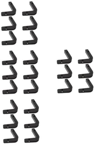 Mipcase 4sets Squat Rack Accessories Clothes Rack Cable Attachments for Gym Wall Mounted Hook for Gym Home Gym Bar Storage Cable Row Attachment Plastic Barbell Rack Black Pp 6pcs*4