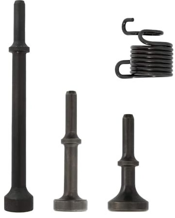 Glättungs Drucklufthammer Bit Set, 4 Stück Drucklufthammer Aufsätze Druckluftmeißel Bits, Bohrhammer Werkzeuge und Heimwerkerbedarf