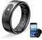 HPLSZCN Anillo Inteligente táctil versión Mejorada Health Ring Pro, con Control Remoto Bluetooth y detección de Movimiento, rastreador de Actividad física Resistente al Agua hasta 10 ATM (Negro, 10)