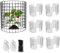 12 PCS Cage à Plantes Contre Animaux,protecteurs de Plantes Contre Les Animaux,42.8 x 33cm Grillage de Protection Extensible,avec Clous et Sangles,Plantes Arbustes et Légumes Contre Les Animaux