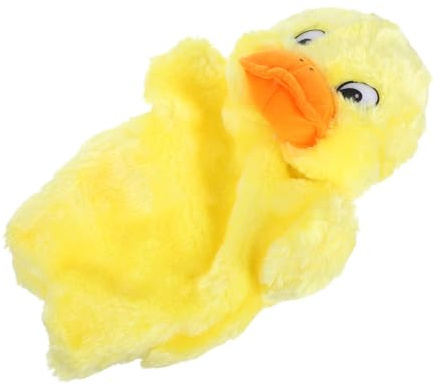 MOLUCKFU Plüsch Handpuppe Kinderhandpuppe Aus Langlebigem Material Gelbe Enten Marionette Zum Geschichten Erzählen Und Interaktives Spielen Für Kinder Und Eltern Kind Aktivitäten