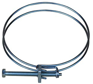 Charnwood 125HC Wire Type Hose Clamp for 125mm Dia Dust Extractor Hose