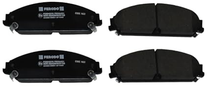 FERODO Brake Pads | FDB4078 | OE-Matching Quality | Eco-Friction Fuse+ Technology | Pack of 4