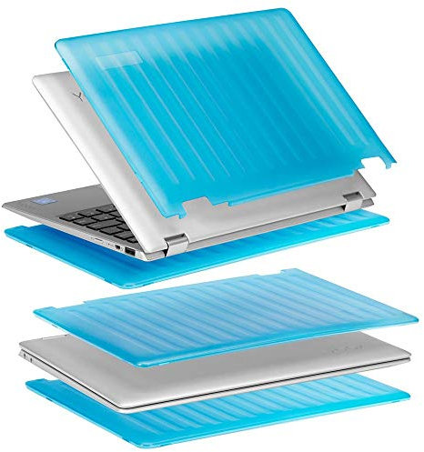 mCover Ligero Funda Dura para Lenovo Yoga 720-15IKB - Portátil Convertible de 15,6 Full HD - Azul (Modelo: 15 Yoga 720)