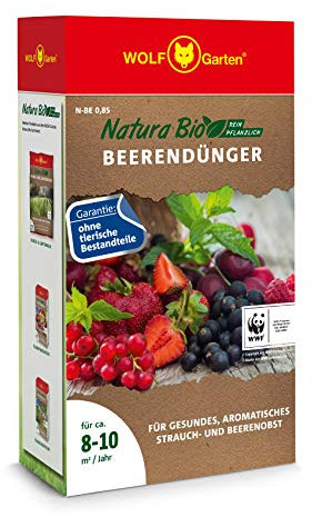 WOLF Garten - Natura Bio Beerendünger N-BE 0,85 für ca. 8-10 m²/Jahr; 3855005