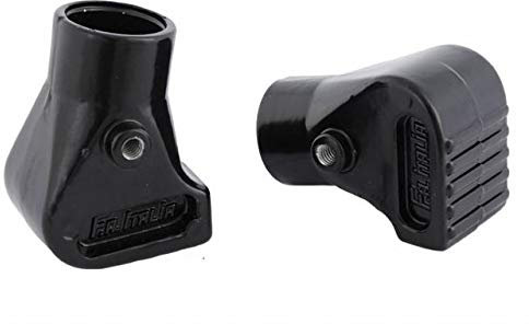 COPPIA PIEDINI SCARPETTE ALLUMINIO NERE VESPA PK 50 125 XL S FL HP