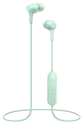 Pioneer C4 Wireless In-Ear Headphones (Bluetooth Headphones with Remote & Headset Mic, 6 hours playing time, Multi-Point) Mint
