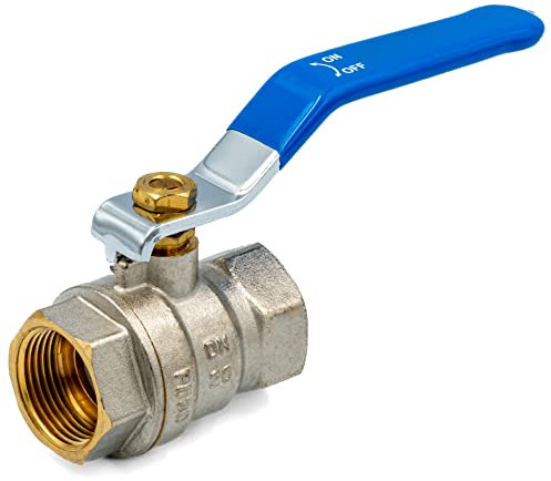 Kugelhahn 3/4 Zoll - Absperrhahn mit Hebelgriff 30 BAR Innengewinde - Innengewinde