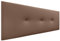 DHOME Kopfteil mit Knöpfen Hochwertig gepolstertes Kunstleder oder Acualinstoff Neue FARBREIHE Luxuriöses Bett Kopfteil Schlafzimmer Polsterung (Kuntsleder Lehm, 160x50cm (Betten 150/160))