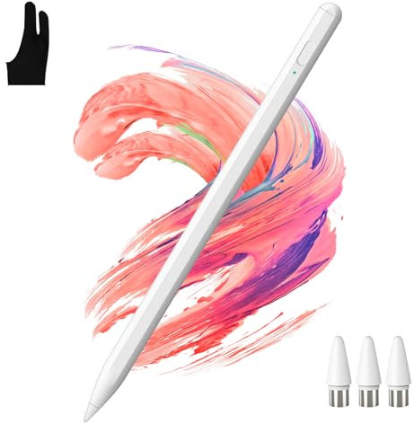 Stylet Tablette pour Ipad Iphone Samsung Xiaomi Android Chromebook Huawei Lenovo, Stylet Tactile Fast Charge pour TéLéPhones Smartphone Ecran, Attraction MagnéTique Stylo Tactile+