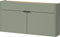Germania Armoire Polyvalente Suspendue 1398-629 GW-Ameca, en Coloris Vert Taupe/chêne, Profondeur Faible, Optimale dans Les Couloirs Étroits, 110 x 57 x 22 cm (l x h x p)