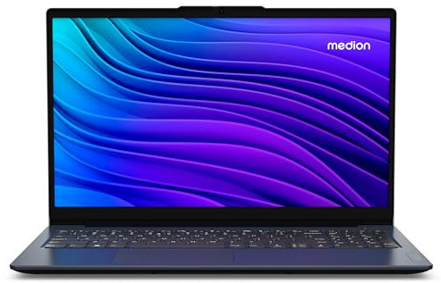 MEDION E15235 39,6 cm (15,6 Zoll) Full HD Laptop (Intel N100, 128GB PCIe SSD, Intel UHD, 4GB DDR5 RAM, Win 11 Home)