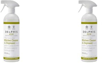 Delphis Eco Heavy Duty Kitchen Degreaser - Plant-based, Vegan Degreaser Cleaning Spray, Free from Fragrances, Dyes and Petroleum Solvents, 700 ml (Pack of 2)