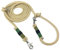 Hundeleine für große Hunde | extra stark bis 90 kg mit Premium Edelstahl Scheren-Karabiner | Angsthunde, aggressive Hunde | Führ-Leine & Schlepp-Leine | reißfest, verstellbar (Olive & Grün)