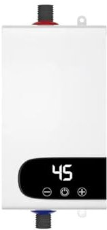 Chauffe-eau instantané, Chauffe-eau Instantané 5500W, Radiateurs Électriques Portables For Salle De Bain, Douche D'eau Chaude Et Chauffage De Cuisine Domestique pour cuisine salle de bain camping-car,