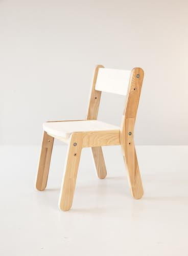 altoy Kinderstuhl mit Verstellbarer Höhe (Weiß)