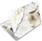 icolor Laptop Skin Aufkleber Folie Cover Vinyl Aufkleber für 13 13,3 14 15 15,4 15,6 Zoll Notebook Schutzfolien Laptop Selbstklebend Kunst Dekorative Aufkleber Schutzhülle (Goldener Marmor)