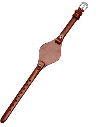 NVVVNX Per fossili ES3077 ES2830 ES3262 ES3060 Donne eleganti Watchband Genuine Watch cinghies Lady Bracciale(Brown silver)