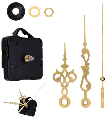 Quarz-Uhrwerk, leise, batteriebetrieben, mechanisch, Wanduhr, Ersatz für Wanduhren, Reparatur-Set für DIY (ohne Batterie), für Dekoration und Modernisierung