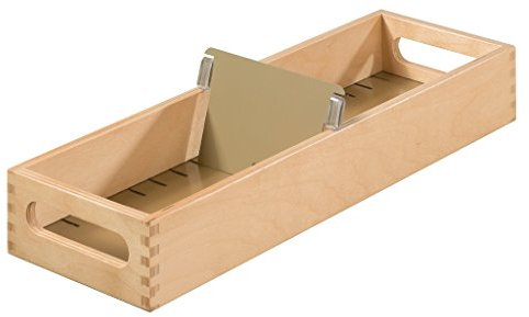 HAN 1007-0 Karteikarte aus Holz im Querformat, Natur, DIN A7 - für 1.500 Karteikarten