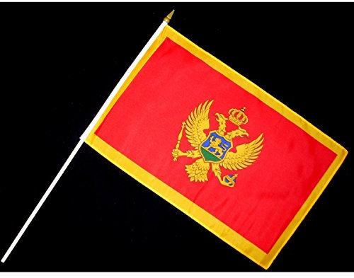Everflag Stock-Flagge 30 x 45 : Montenegro