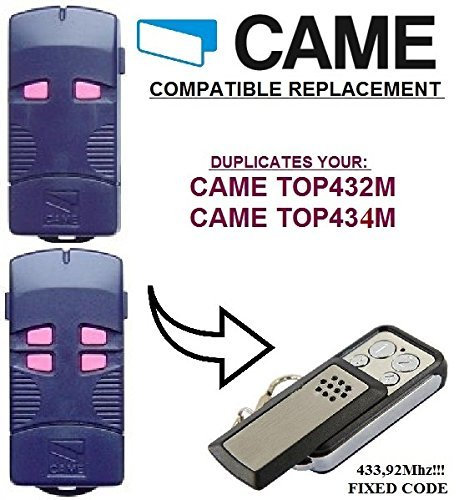 CAME TOP432M, CAME TOP434M Universal, Compatible remote control transmitter for garage gate automation, Top Quality keyfob