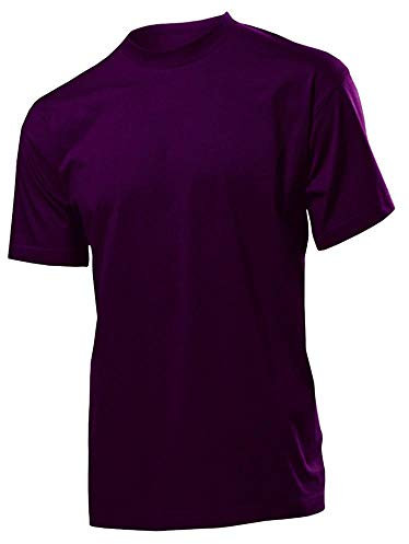 Stedman Apparel Men's Classic/St2000 T Shirt, Purple (Deep Berry), L UK