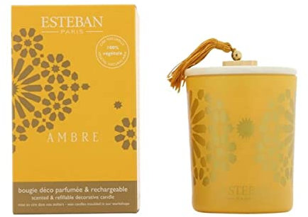 AMBRE Candela profumata ricaricabile