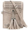 seOSTO Sac BandoulièRe Femme, Mini Telephone Portable, Pochette Portable BandoulièRe Femme, Sac Portefeuille Bandouliere SynthéTique Avec Pompons, Longueur RéGlable