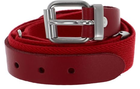 Vanzetti Kindergürtel One Size, Rot, Breite: 2,5 cm, Länge: ca. 50-80 cm